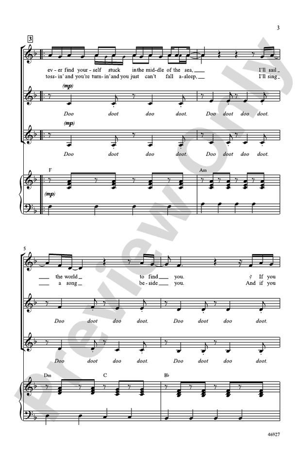 Count on Me – SSA Choral Octavo (Digital Download)