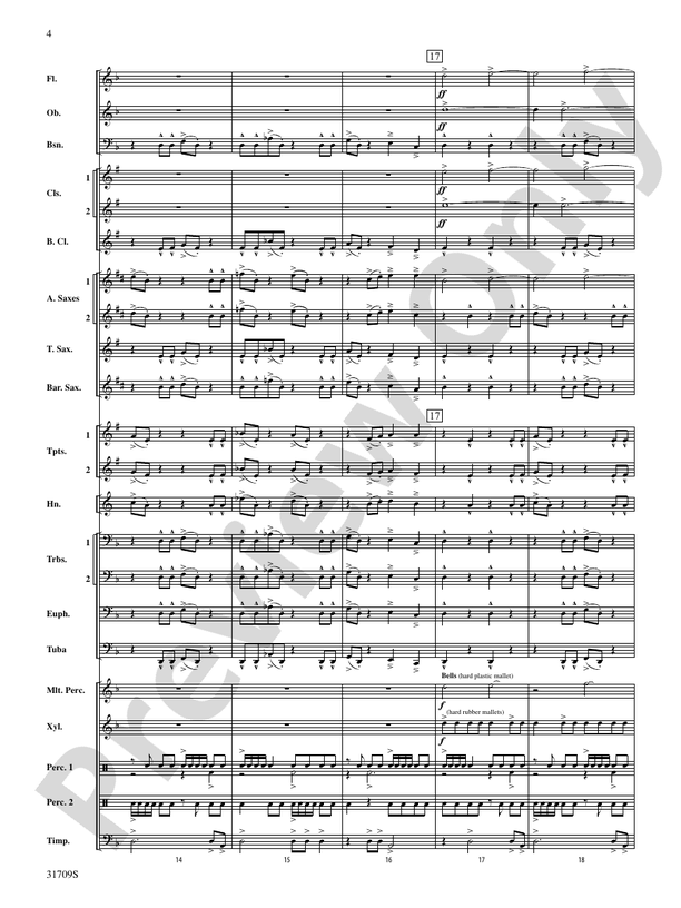 Rampage! - Concert Band Conductor Score & Parts (Digital Download)