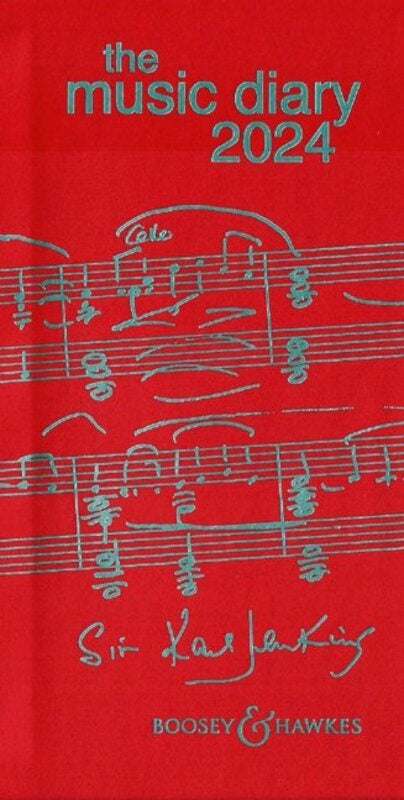 The Music Diary 2024 - Red - Diary Boosey & Hawkes M060140563