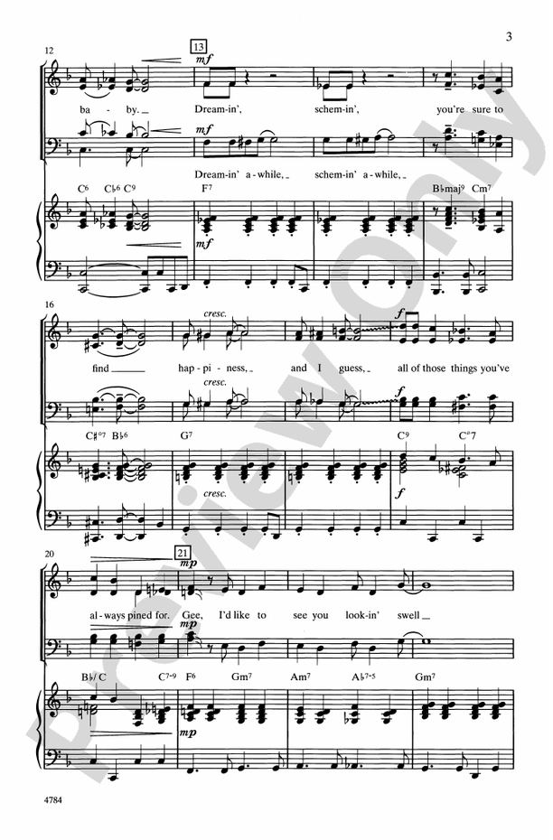 I Can't Give You Anything but Love – SATB Choral Octavo - Digital Sheet Music Download (Digital Download)
