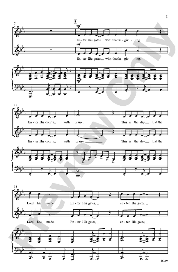 A Psalm - 2-Part Choral Octavo (Digital Download)