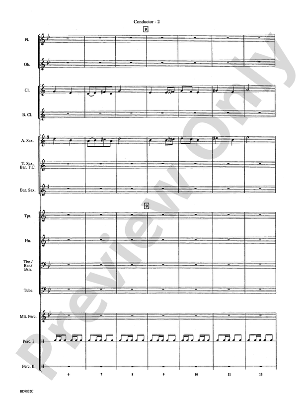Freedom's March - Concert Band Conductor Score & Parts (Digital Download)