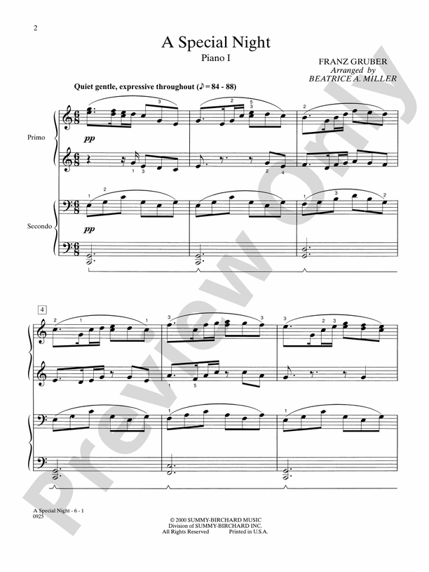 Wind Serenade - 2 Pianos, 8 Hands (Digital Download)