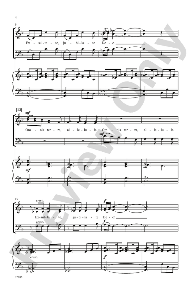 Exsultate, Jubilate – SAB Choral Octavo (Digital Download)