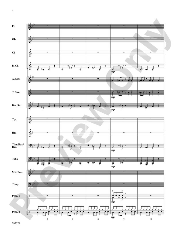Spy Games - Concert Band Conductor Score & Parts (Digital Download)