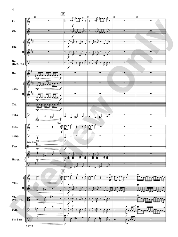 Corpse Bride, Selections from Tim Burton's – Full Orchestra Conductor Score & Parts (Digital Download)