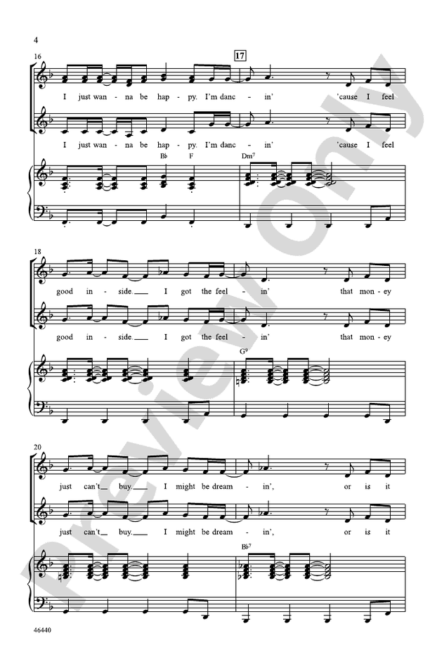 I Just Wanna Be Happy – SSA Choral Octavo (Digital Download)