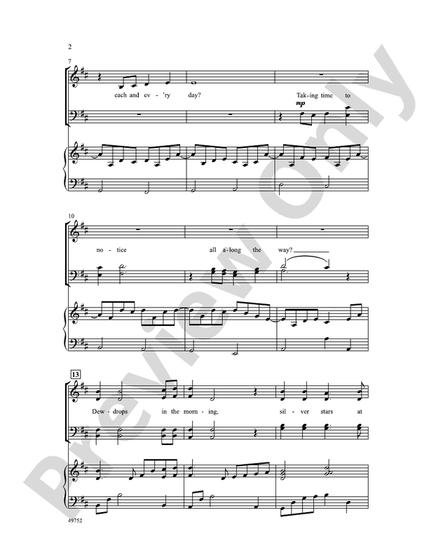 Count Your Blessings - SATB Choral Octavo (Digital Download)