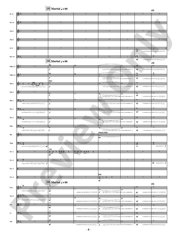 Southbound Rider - Full Orchestra Conductor Score & Parts (Digital Download)