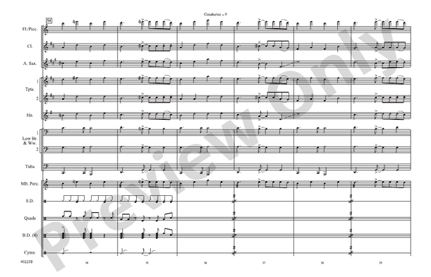 Dumb Love – Marching Band Conductor Score & Parts (Digital Download)