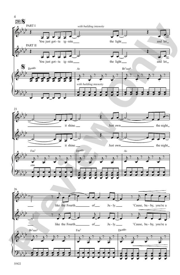 Firework – 2-Part Choral Octavo (Digital Download)
