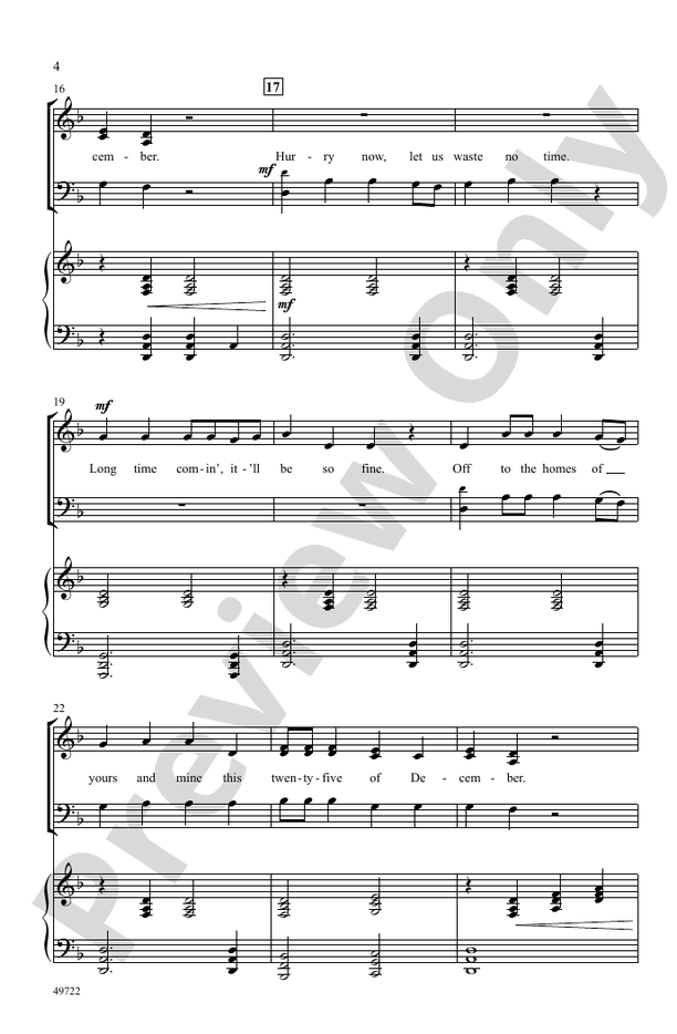 This Twenty-Five of December - SAB Choral Octavo (Digital Download)
