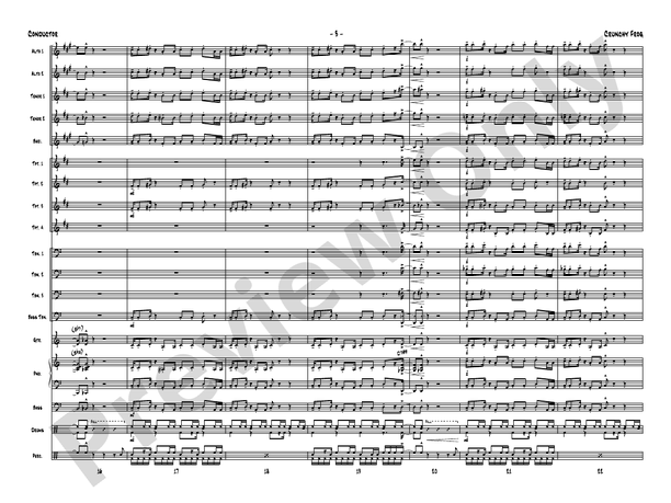 Crunchy Frog – Jazz Ensemble Conductor Score & Parts (Digital Download)