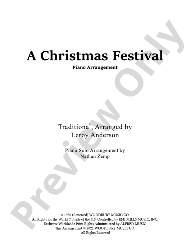 A Christmas Festival - Piano (Digital Download)