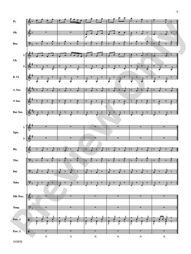 Leroy Anderson‚Äôs Irish Suite, Selections from - Concert Band Conductor Score & Parts (Digital Download)