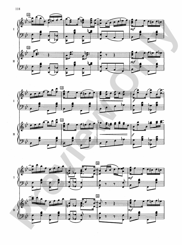 Pineapple Rag (Intermediate) - 2 Pianos, 4 Hands (Digital Download)