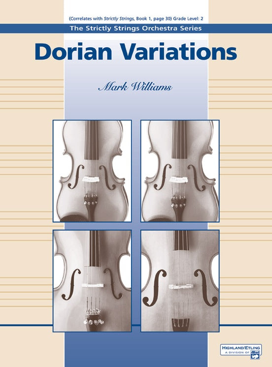 Dorian Variations – String Orchestra Conductor Score & Parts (Digital Download)
