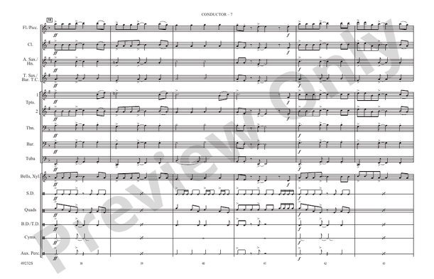 Kings & Queens – Marching Band Conductor Score & Parts (Digital Download)
