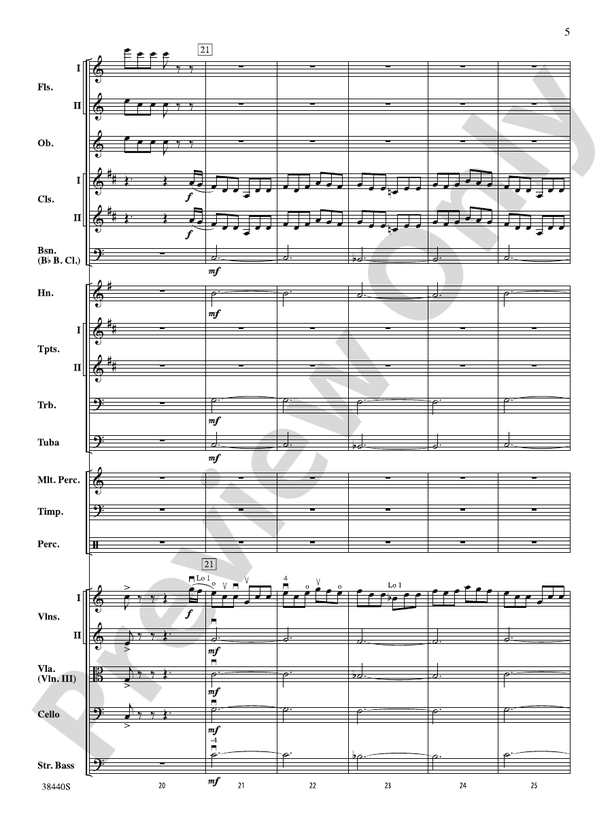 Leroy Anderson's Irish Suite, Part 1 (Themes from) – Full Orchestra Conductor Score & Parts (Digital Download)