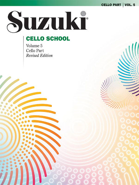 Suzuki Cello School Book/Volume 5 - Cello Book Only, No CD International Edition Summy Birchard 0267S