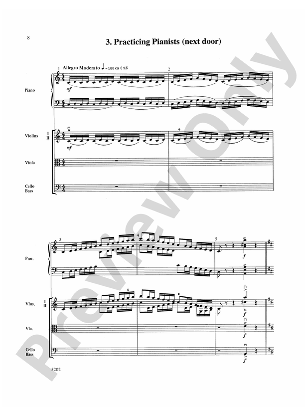 Carnival of the Animals – String Orchestra Conductor Score & Parts (Digital Download)