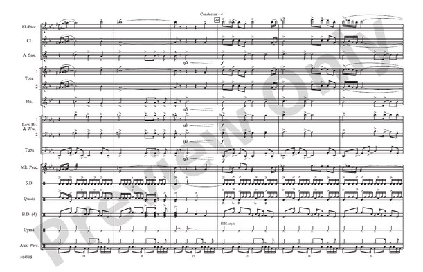 El Gato Caliente – Marching Band Conductor Score & Parts (Digital Download)