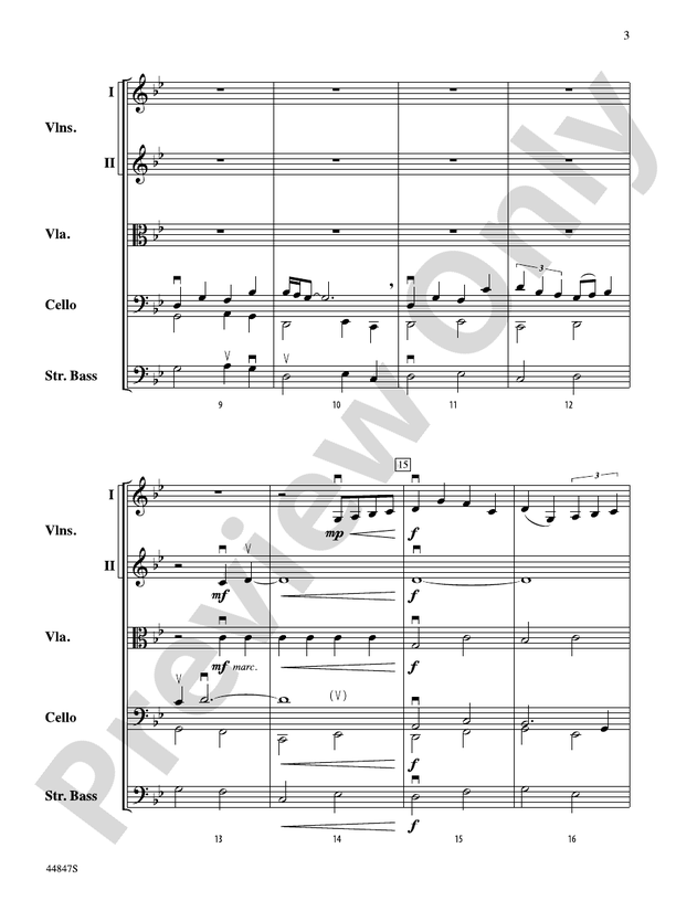 Stone and Steel - String Orchestra Conductor Score & Parts (Digital Download)
