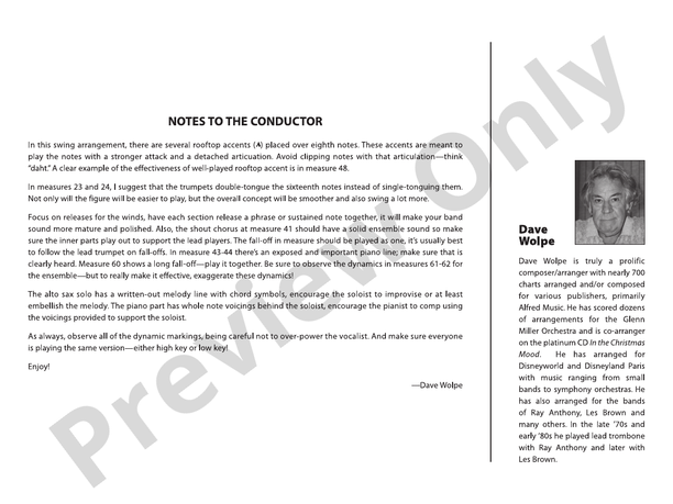 Falling in Love with Love - Jazz Ensemble Conductor Score & Parts(Digital Download)