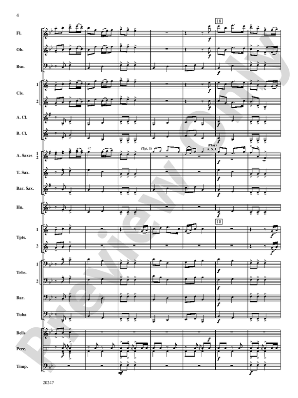 Prairie Schooner - Concert Band Conductor Score & Parts (Digital Download)