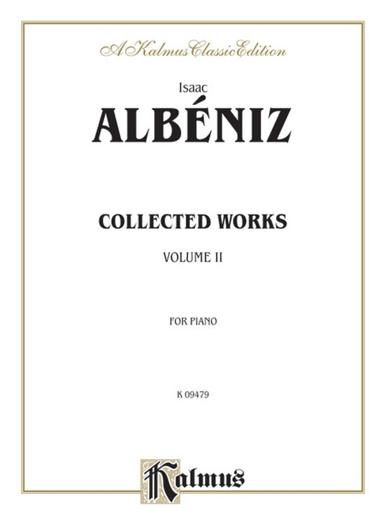 Albeniz - Collected Works (Volume II) - Piano Solo (Digital Download)