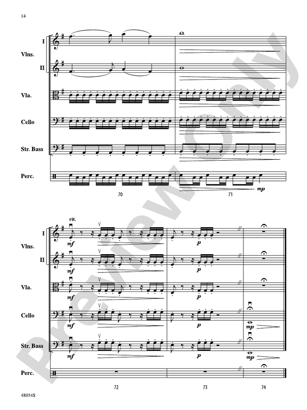 V - String Orchestra Conductor Score & Parts (Digital Download)