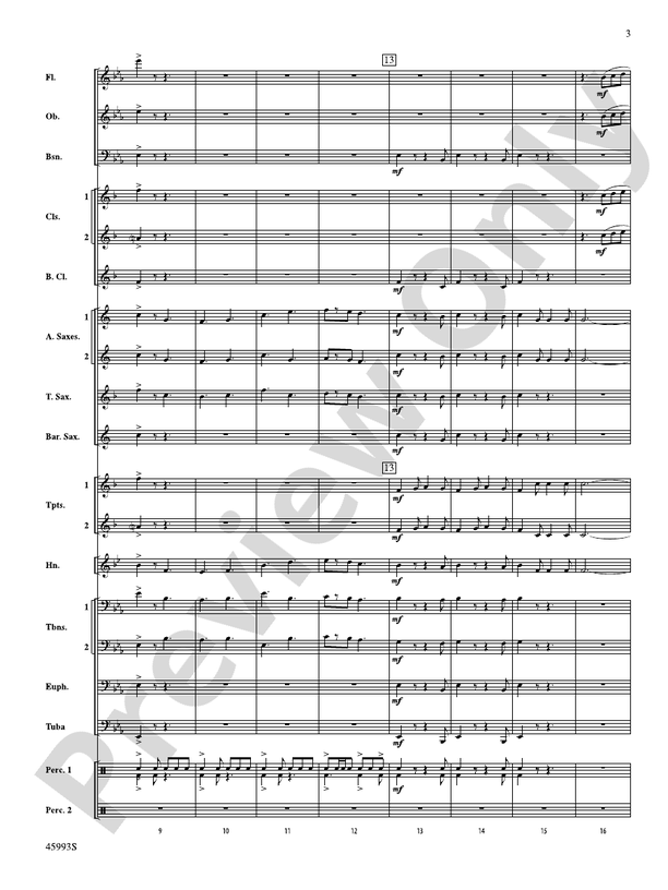 Here We March A-Wassailing - Concert Band Conductor Score & Parts (Digital Download)
