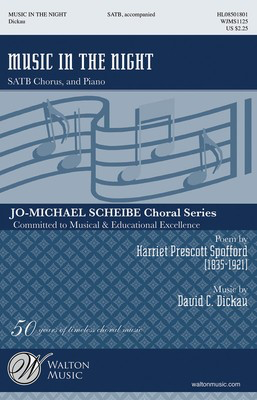 Music in the Night - David Dickau - SATB Walton Music Choral Score Octavo