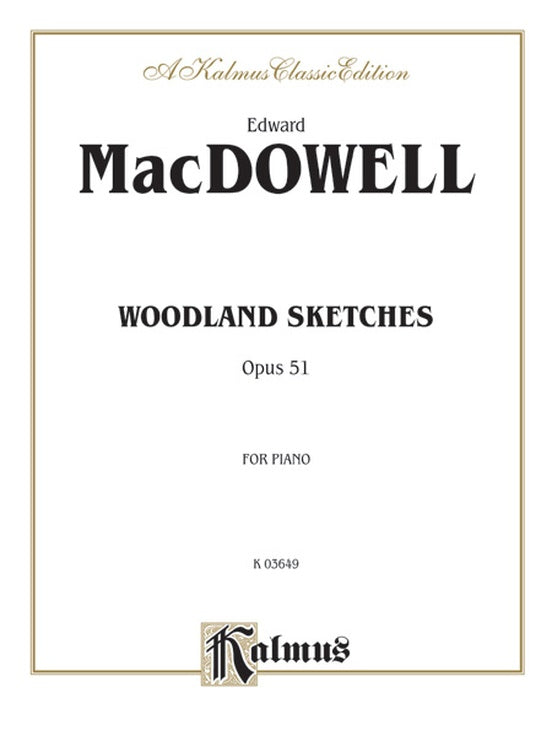 MacDowell - Woodland Sketches - Piano Solo (Digital Download)