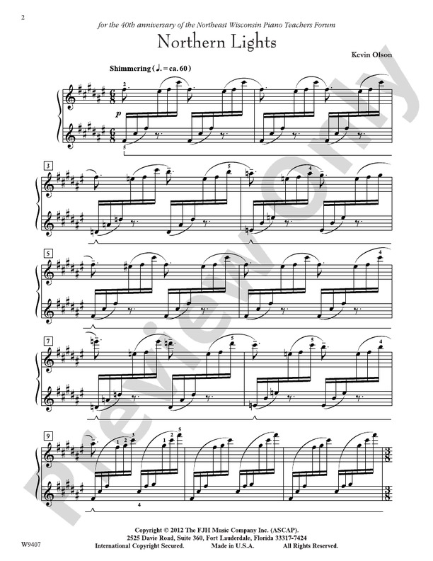 Northern Lights - Piano (Digital Download)