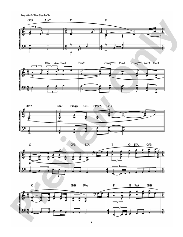 Out Of Time - Piano (Digital Download)