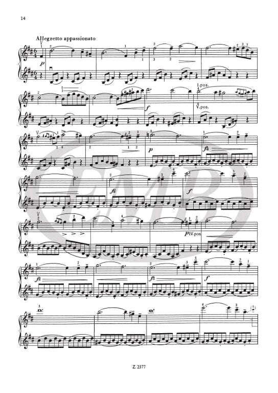Rieding - Concertino in Dmaj Op5 - Violin/Piano Accompaniment EMB Z2521