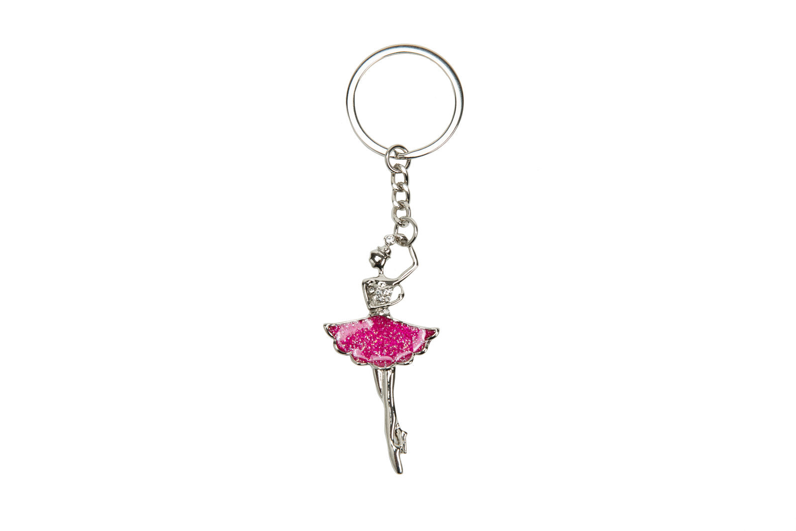 Keyring Ballerina Pink