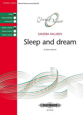 Sleep And Dreams - SA Chorus, Flute And Piano - Sandra Milliken - SA Edition Peters Score/Parts