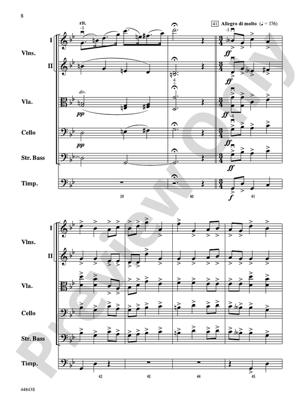 Enigma Variations - String Orchestra Conductor Score & Parts (Digital Download)