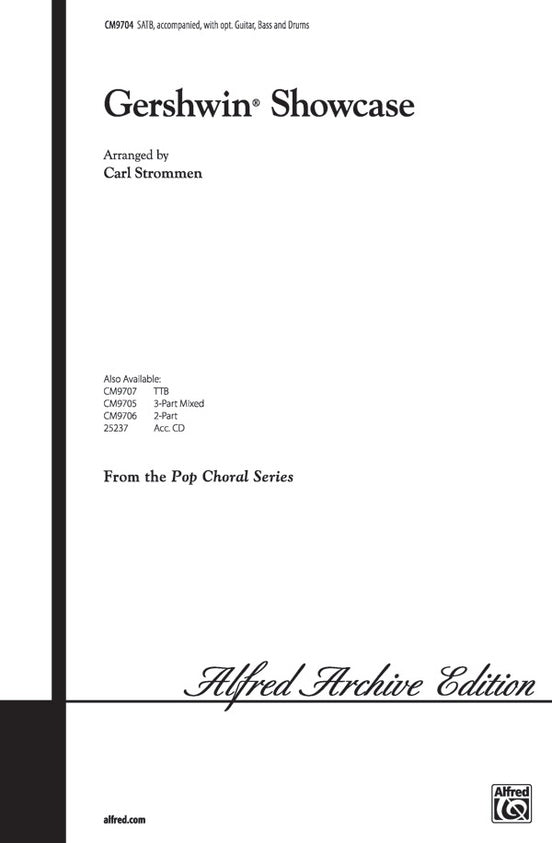 Gershwin Showcase – SATB Choral Octavo (Digital Download)
