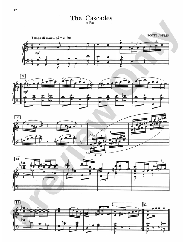 Scott Joplin at the Piano - Piano (Digital Download)