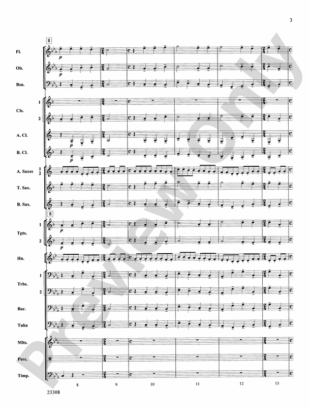 Russian Easter Overture - Concert Band Conductor Score & Parts (Digital Download)
