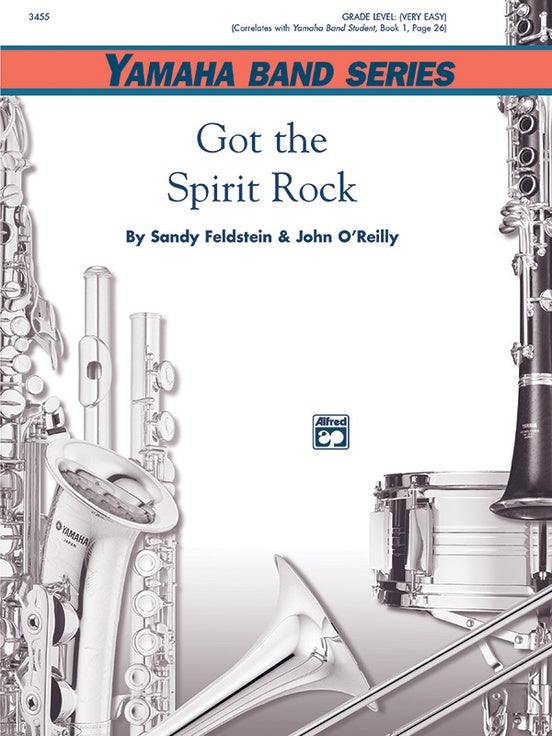Got the Spirit Rock - Concert Band Conductor Score & Parts (Digital Download)