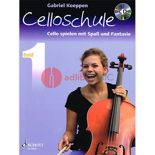 Koeppen - Cello Schule Volume 1 - Cello (German Language) Scott ED20841