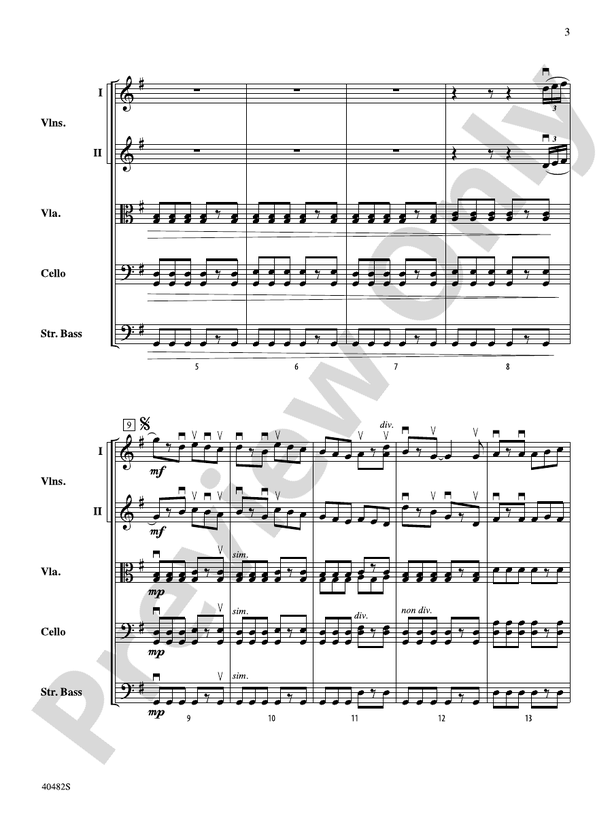 Gallop and Walk – String Orchestra Conductor Score & Parts (Digital Download)