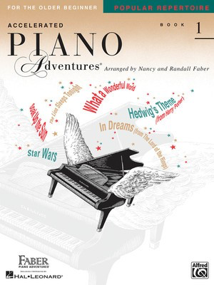 Accelerated Piano Adventures for the Older Beginner Popular Repertoire Book 1 - Piano by Faber/Faber Hal Leonard 420252