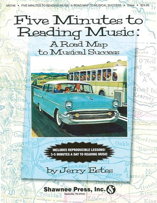 Five Minutes to Reading Music - A Roadmap to Musical Success - Five Minutes Series - Jerry Estes Shawnee Press Softcover