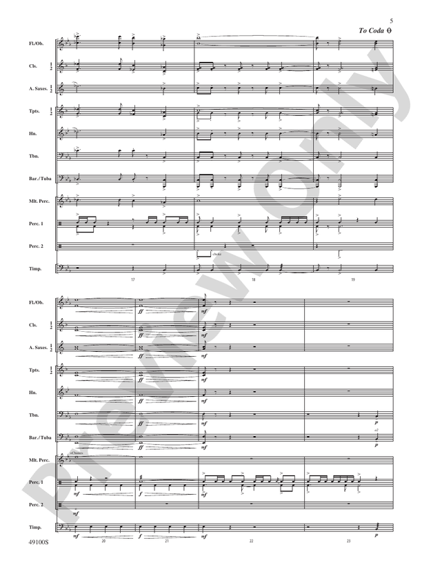 Stand Tall, Stand Strong - Concert Band Conductor Score & Parts (Digital Download)