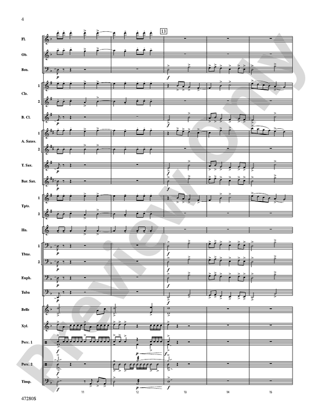 Typhoon - Concert Band Conductor Score & Parts (Digital Download)